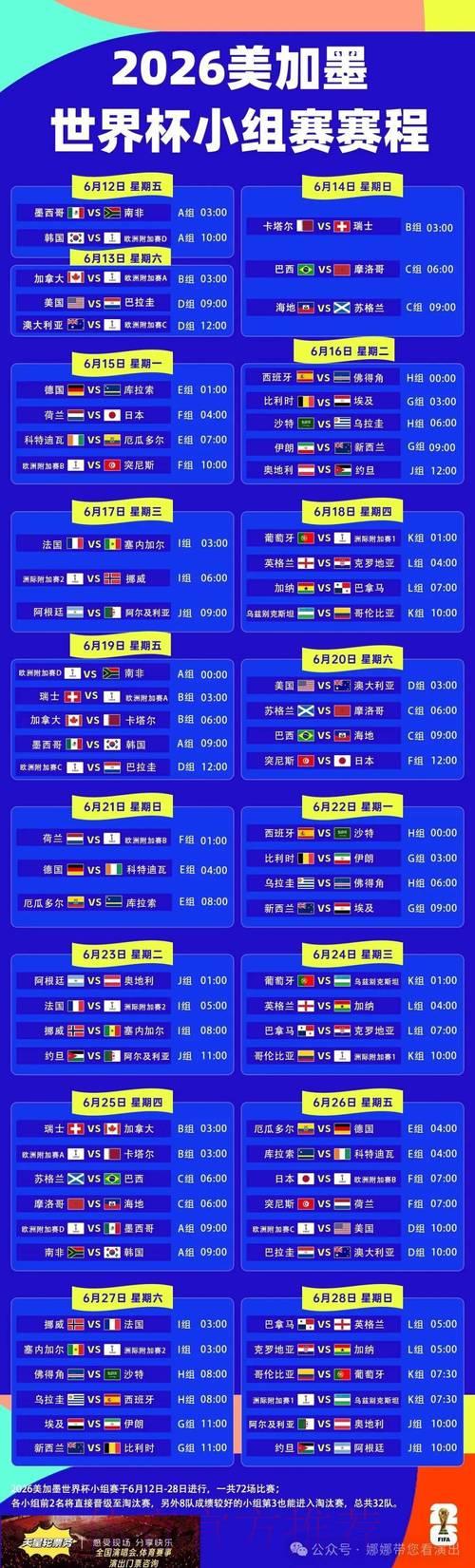 世界杯赛程展望：黑马球队能否一鸣惊人？